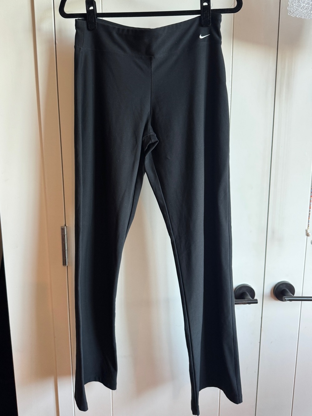 Nike Black Dri-FIT Leggings with White Swoosh
